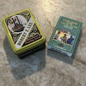 2 Sets Collectible Civil War Playing Cards